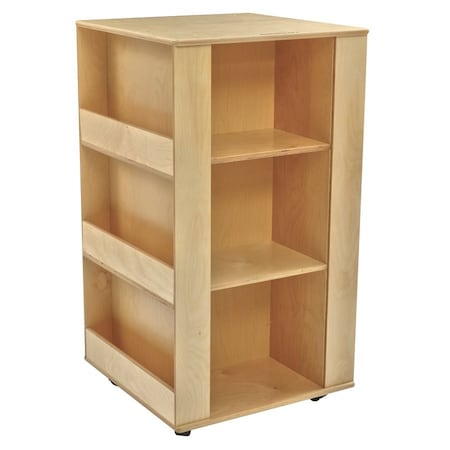Childcraft Mobile Library Stand, 23-1/2 x 23-1/2 x 43-1/4 Inches 71870